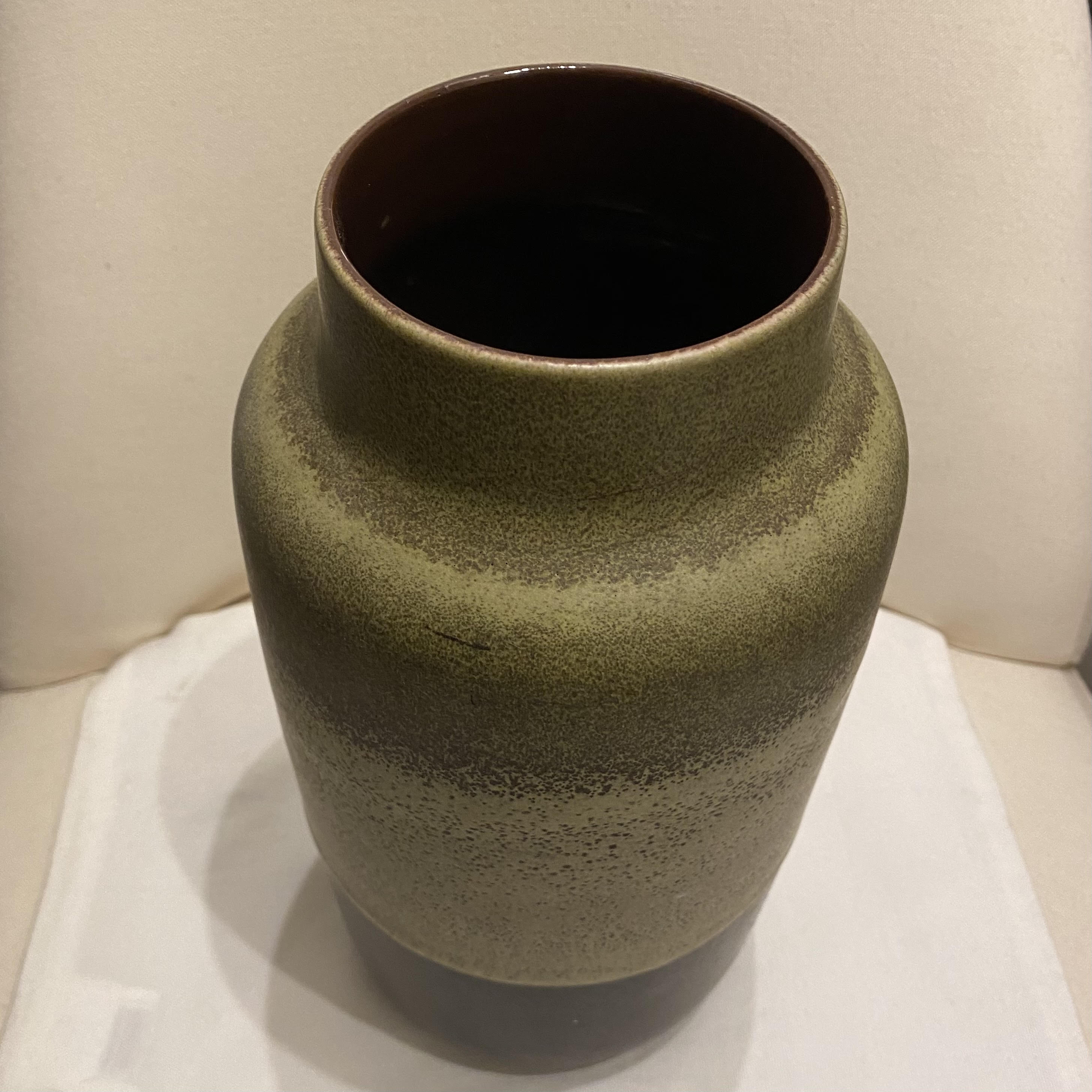 Vase in ceramic w.germany 1950