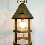 1-light brass lantern