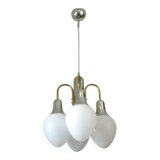 Vintage pendant lamp Art Deco style chandelier  Hanging light 1970s