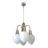 Suspension vintage Lustre de style Art Déco Suspension années 1970