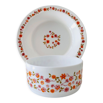 Arcopal scania dish and salad bowl