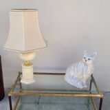 Table basse design en laiton style Jansen - 1970s