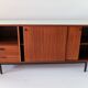 Buffet Bas 1960 in mahogany, Provenance Cité Universitaire Jean Zay