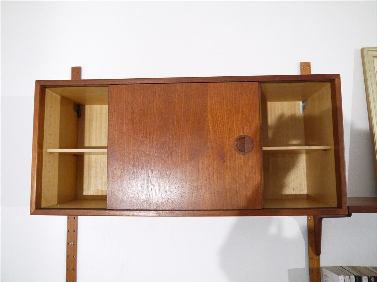 Danish teak shelf system by Rud Thygesen and Johnny Sorensen 1960