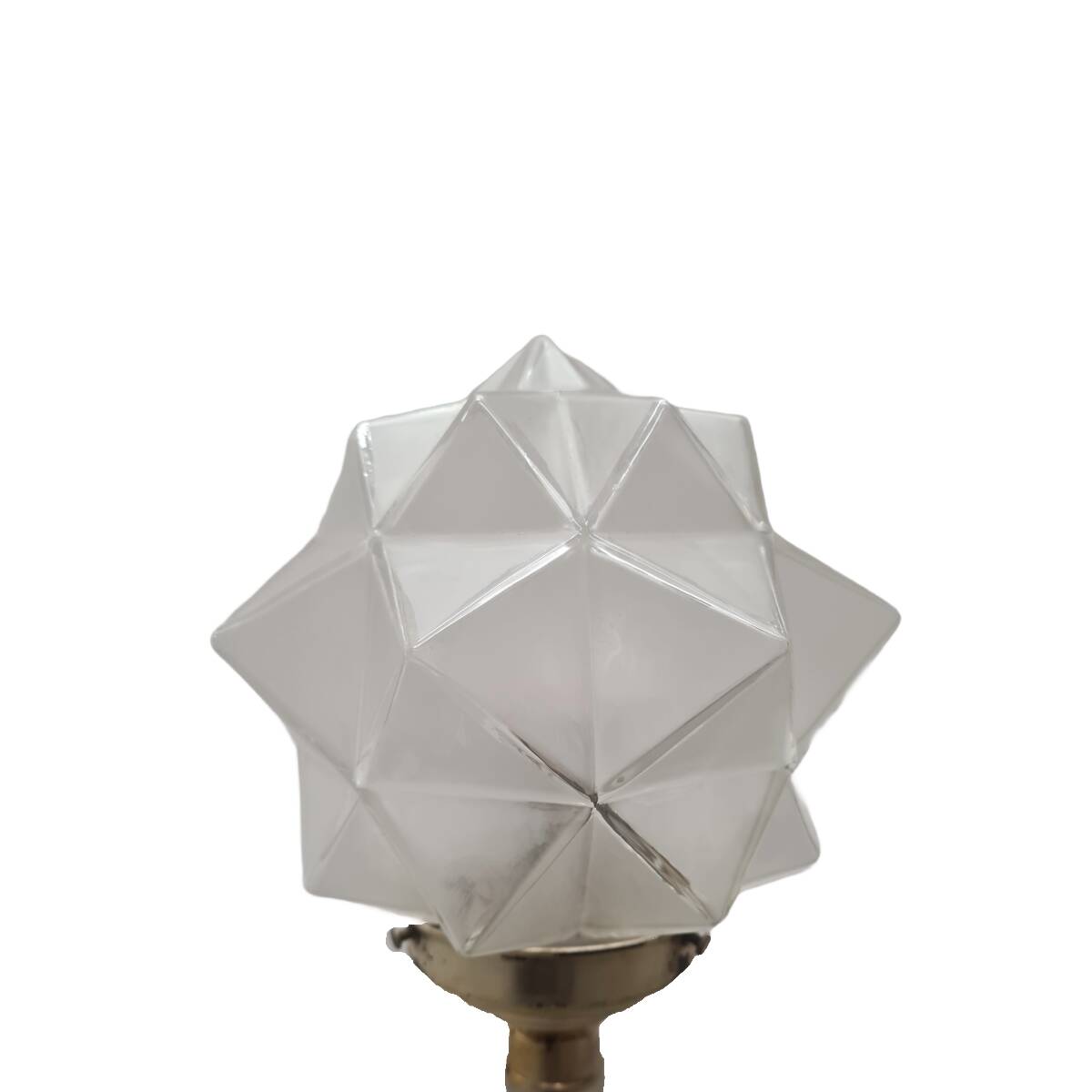 Art Deco Table Lamp With Half Naked Woman, 1930s