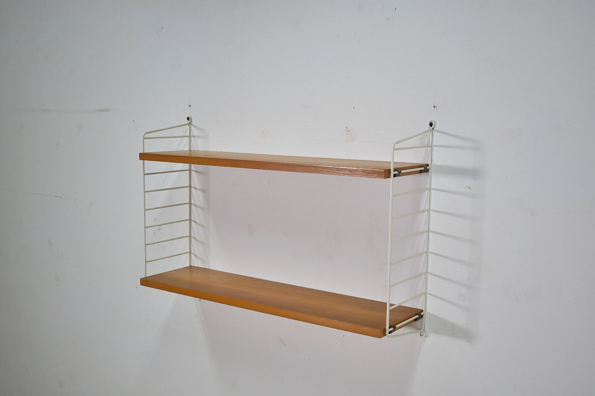 String wall shelf by kajsa & Nisse Strinning  1960s Scandinavian