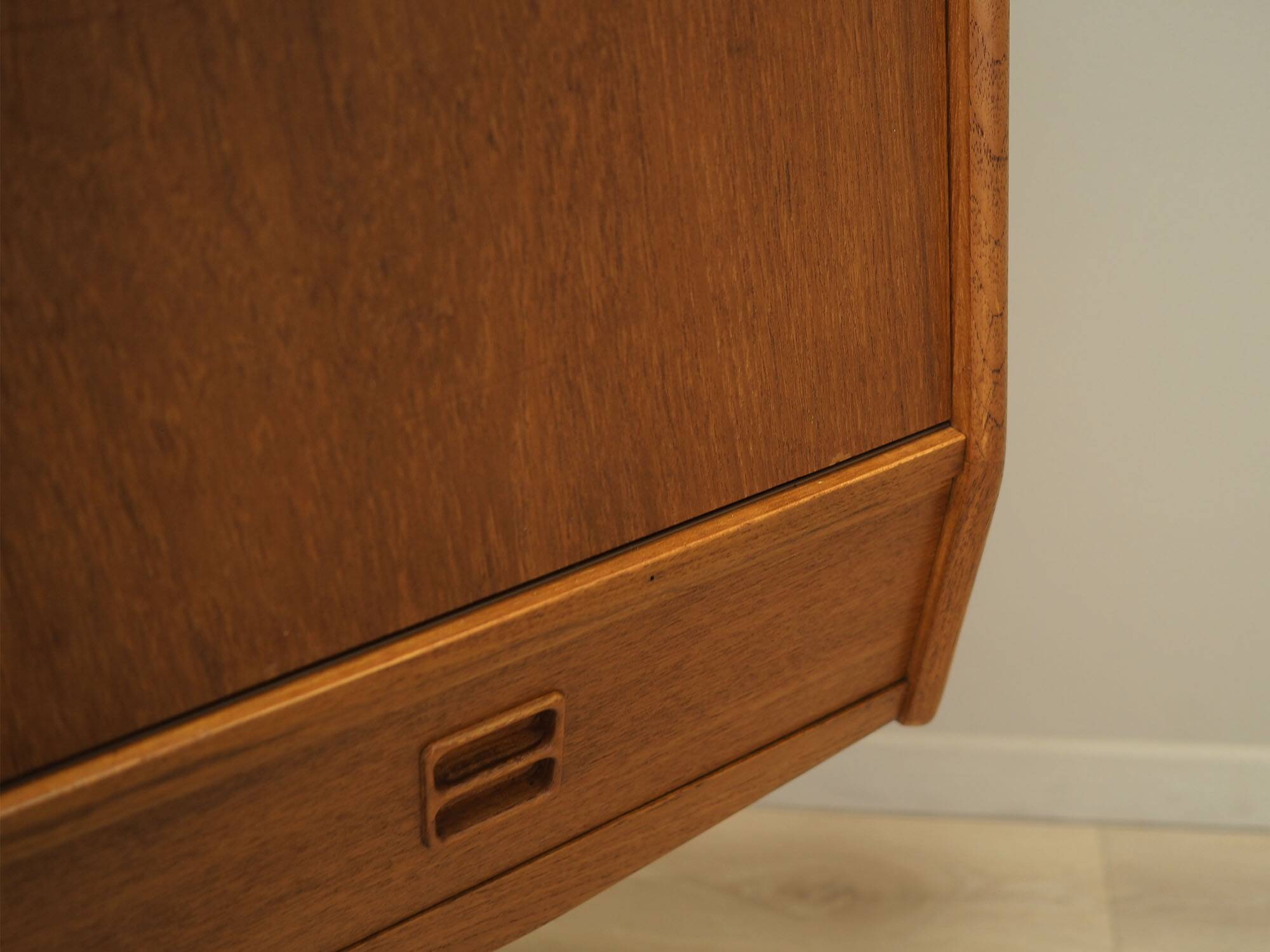 Teak highboard, Danish design, 1960s, manufactured in Denmark