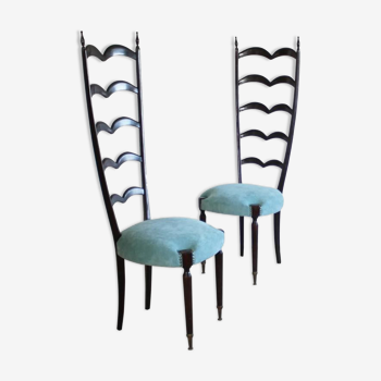 Pair of chairs by Paolo Buffa