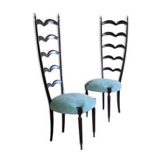 Pair of chairs by Paolo Buffa