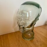 Marotte head to glass hat