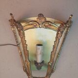 Superb bronze wall lamp lantern / working condition