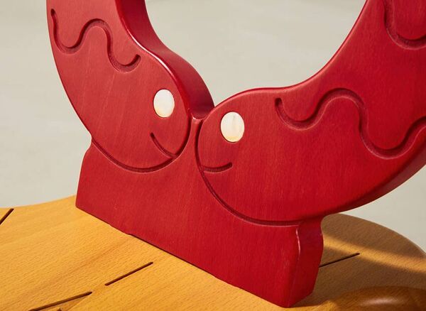 Très rare chaise de musée par Alessandro Mendini pour Osvaldo Mastrangelo Italie