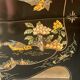 Curved lacquered wooden chest of drawers with Chinese decoration – 20th century (circa 1950-1960)