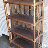 Rattan shelf