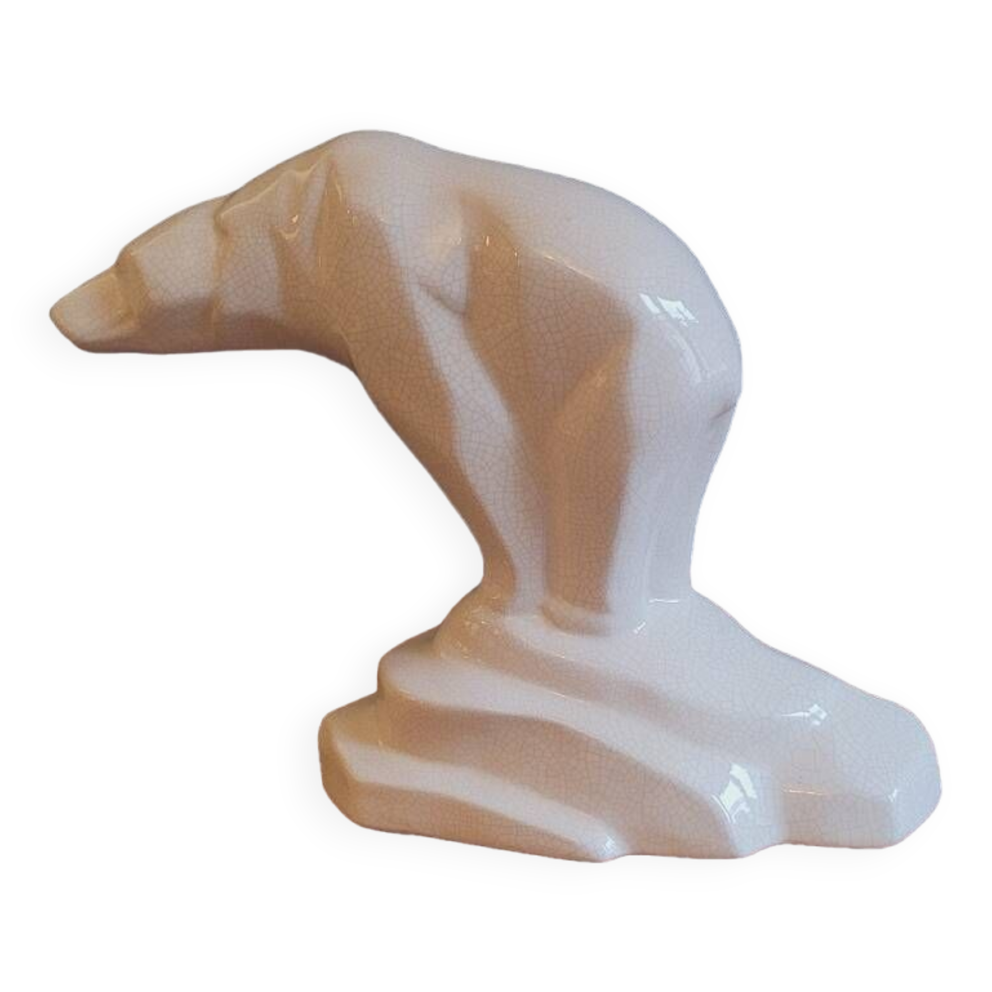 Cracked ceramic bear 1930