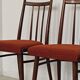 Set of 4 dining chairs TON Bystrice Antonin Suman orange fabric