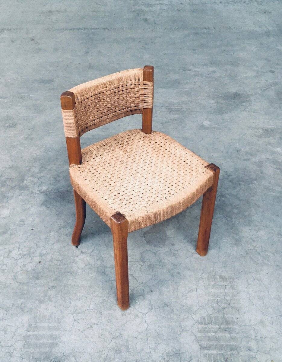 Mid-Century Rope Side Chair, Sweden, 1960s