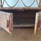 Rattan wall shelf