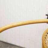 Thonet 210 R armchair in honey-coloured cane