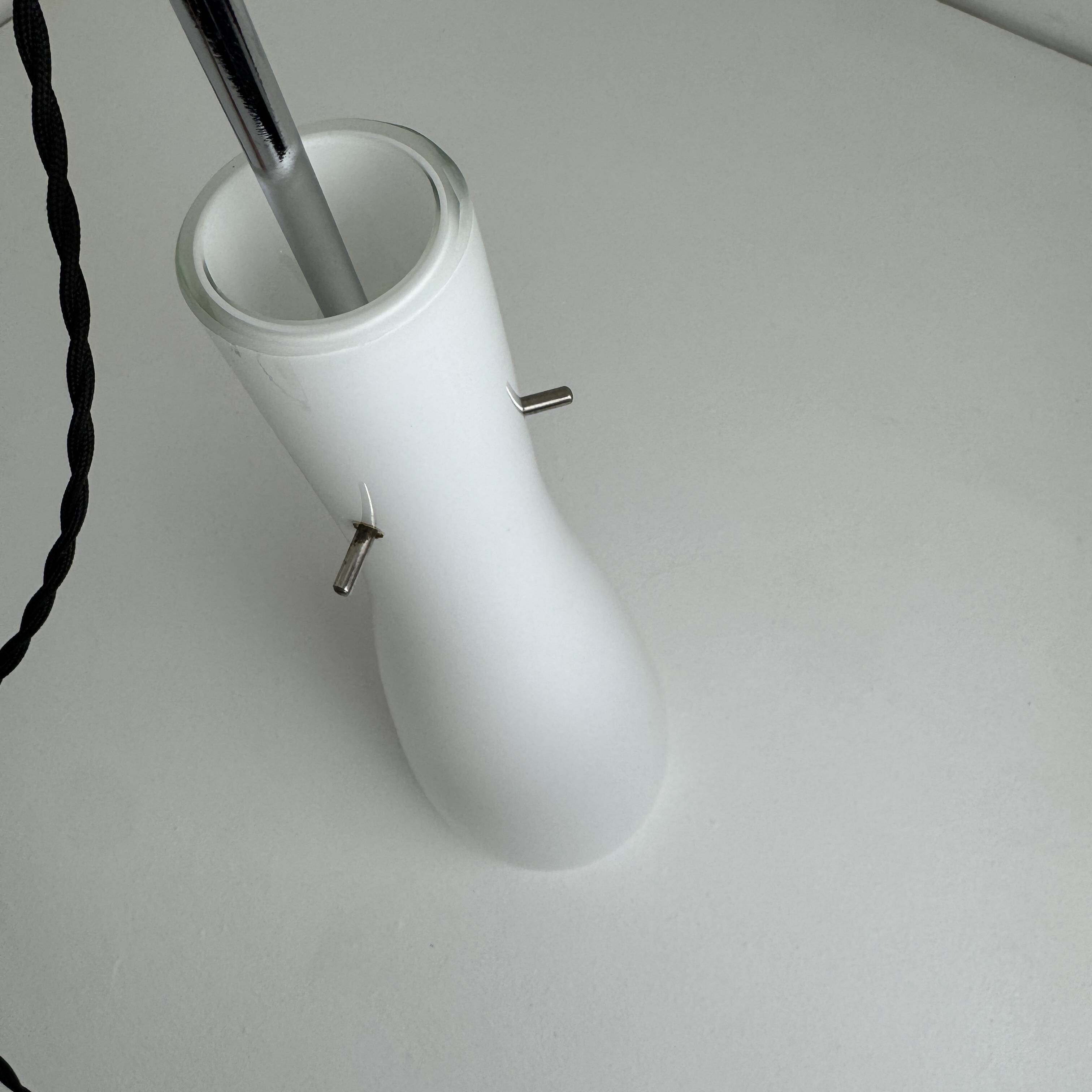 Vintage 1970 opaline suspension light