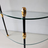 Summer-display, glass, brass, aluminum, 1950/60