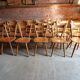 Set of 14 Scandinavian bistro chairs year 60