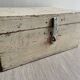Old patinated wooden chest