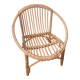 Vintage 1970s rattan children's chair