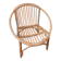 Vintage 1970s rattan children's chair