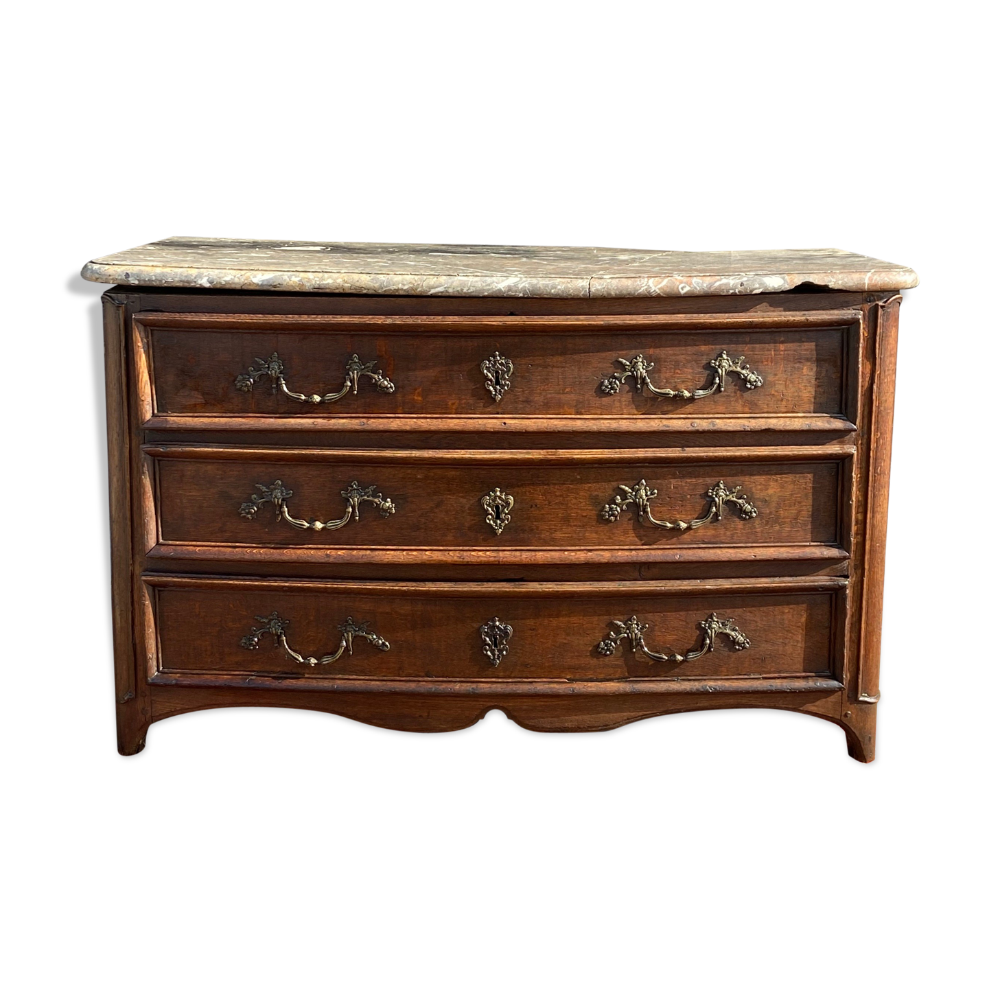 Louis XIV Period Commodity In Oak 17th Century