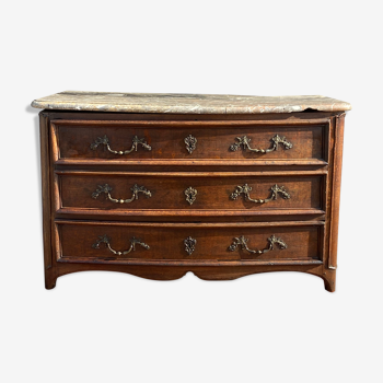 Commode d’époque Louis XIV en chêne XVII ème Siècle