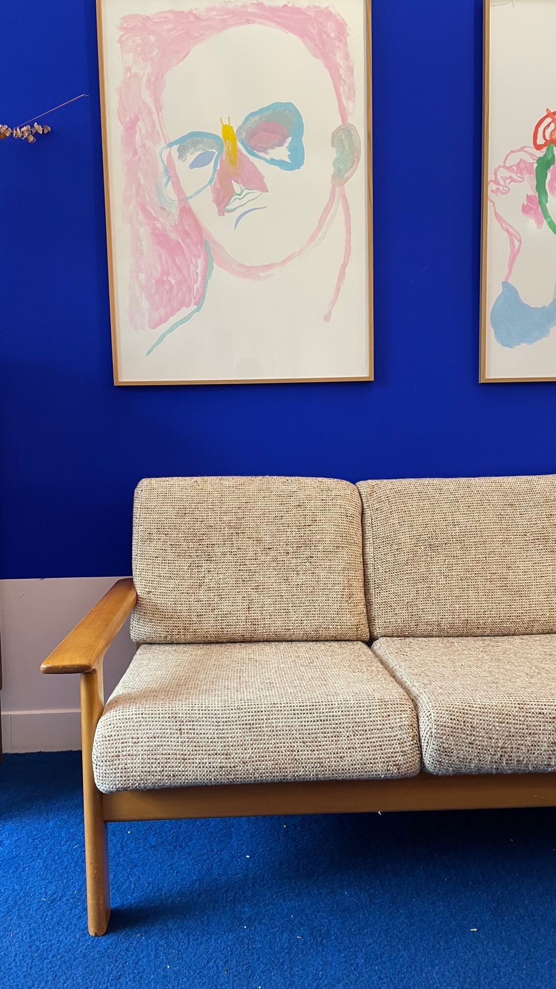 Danish vintage sofa from the 60s Scandinavian design