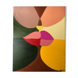 Acrylic painting canvas