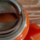 2 ashtrays 70' tulip vintage orange 50 cm