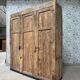 Large antique workshop cabinet made of solid wood (renovated)