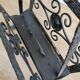 Vintage Iron Cast Magazine Rack: Handmade Gothic Home Decor