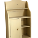 Wooden wall cabinet shelf