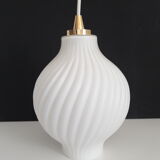Vintage opaline pendant lamp