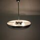 Functionalist Chrome Pendant UFO by Josef Hurka for Napako, 1930s