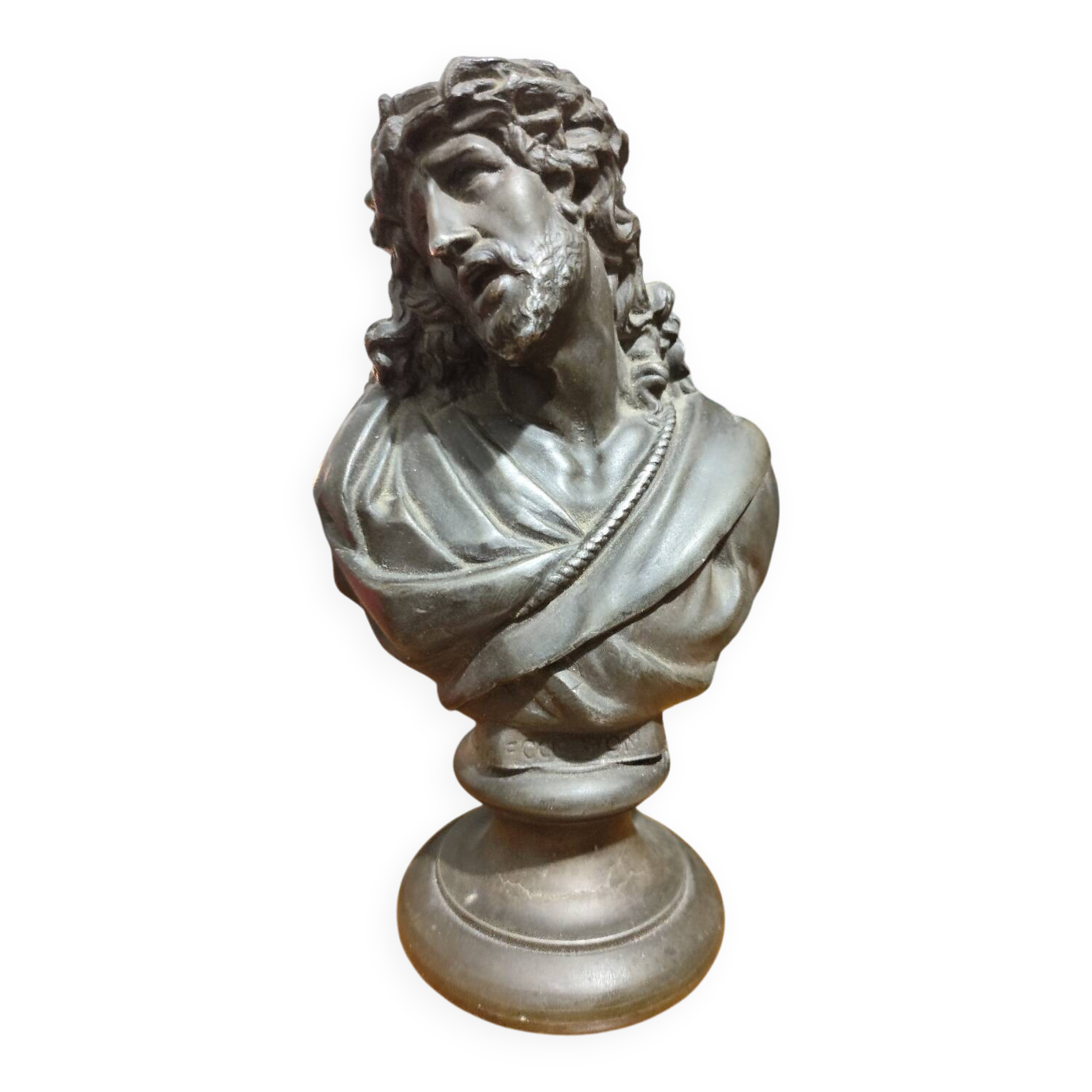 Buste christ en bronze