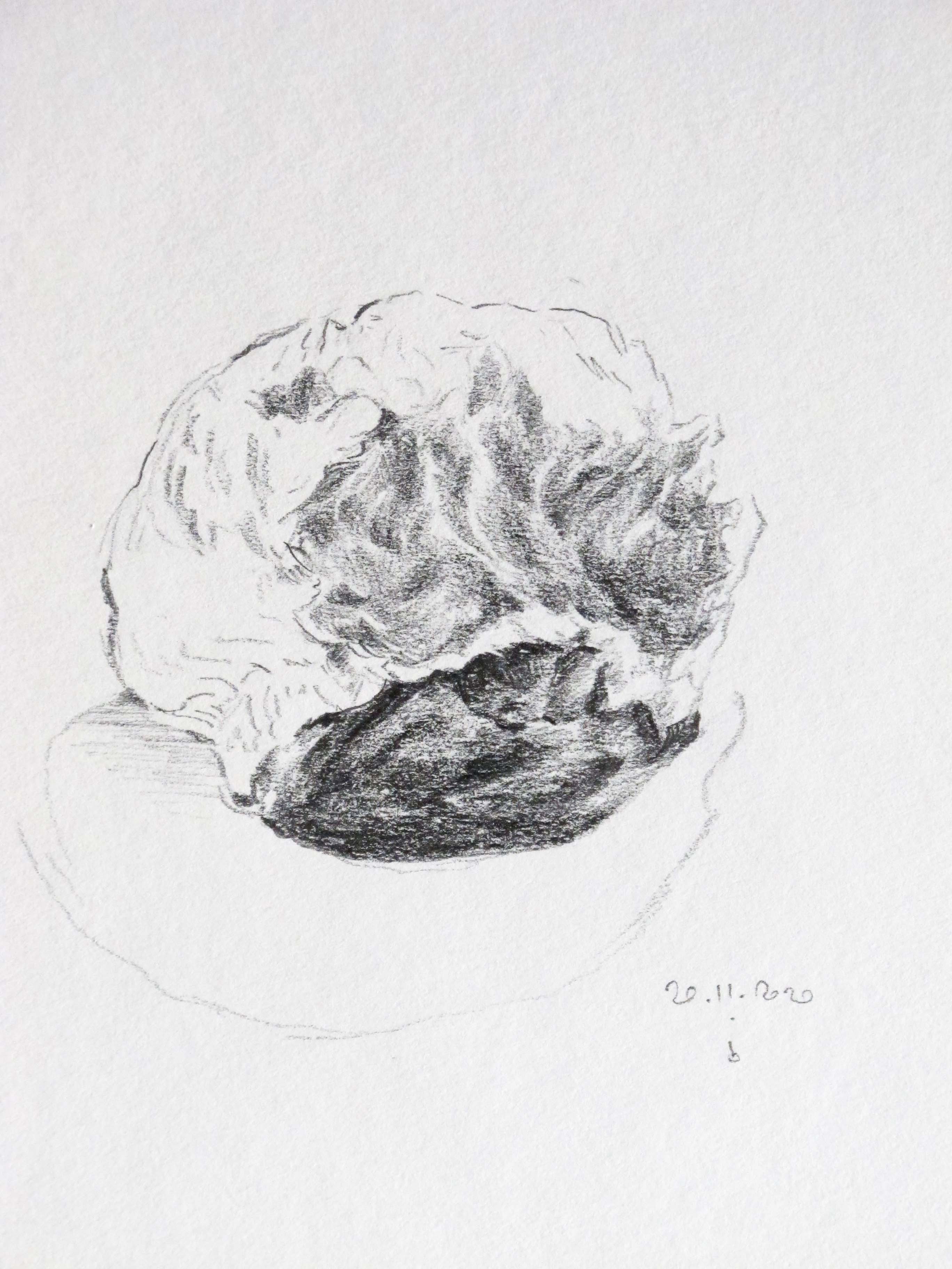 Religieuse, dessin original