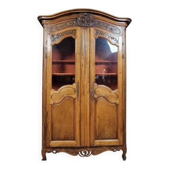 Important Provençal library from the Louis XV period in walnut circa 1750