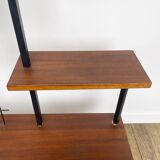 Mid-Century design wooden and metal side table