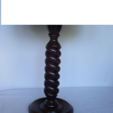 Turned wooden lamp foot