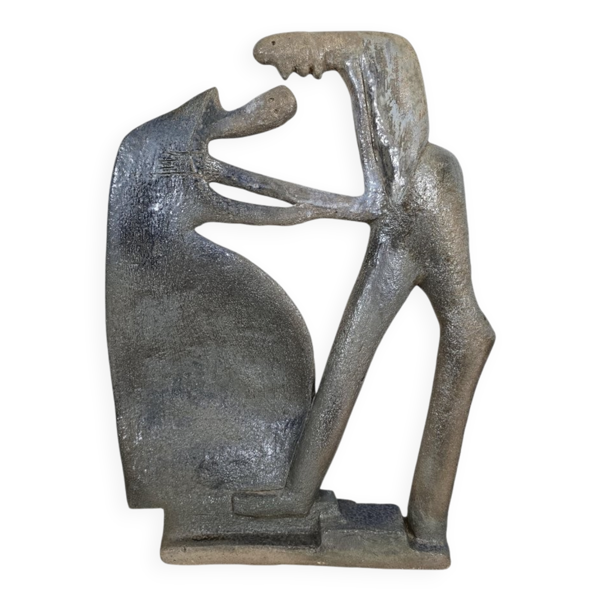 Ceramic sculpture by Colette Coussy, France, 1980