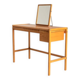 Bureau de maquillage en chêne scandinave, années 1960