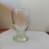 2 antique glasses in blown glass