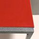 Ettore Sottsass style Red Vintage Side Chair, Laminate & Metal, Italy, 1980