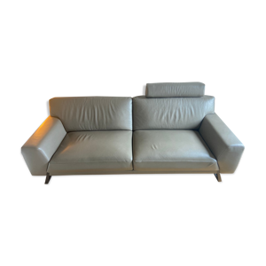 Canapé Cuir Roche Bobois gris