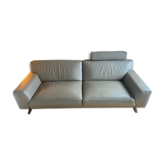 Canapé Cuir Roche Bobois gris